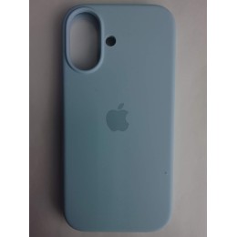 Чехол силиконовый Silicone Case ORG iPhone 17 голубой (11)