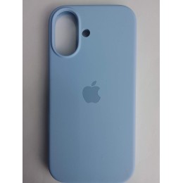 Чехол силиконовый Silicone Case ORG iPhone 17 голубой (17)