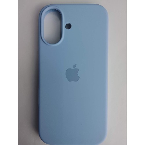 Чехол силиконовый Silicone Case ORG iPhone 17 голубой (17)
