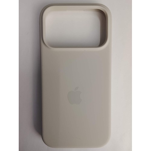 Чехол силиконовый Silicone Case ORG iPhone 17 Pro бежевый (21)