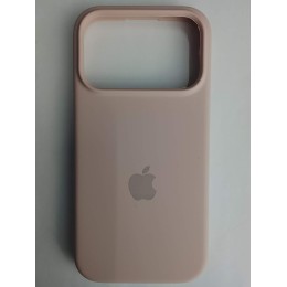 Чехол силиконовый Silicone Case ORG iPhone 17 Pro бледно розовый (45)