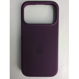 Чехол силиконовый Silicone Case ORG iPhone 17 Pro бордовый (20)