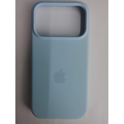 Чехол силиконовый Silicone Case ORG iPhone 17 Pro голубой (11)