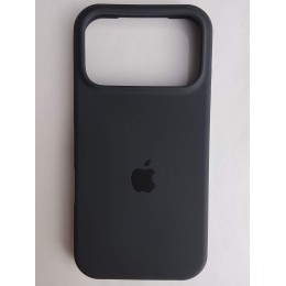 Чехол силиконовый Silicone Case ORG iPhone 17 Pro графит (25)