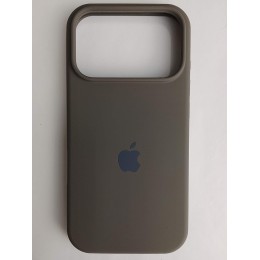 Чехол силиконовый Silicone Case ORG iPhone 17 Pro кофейный (27)