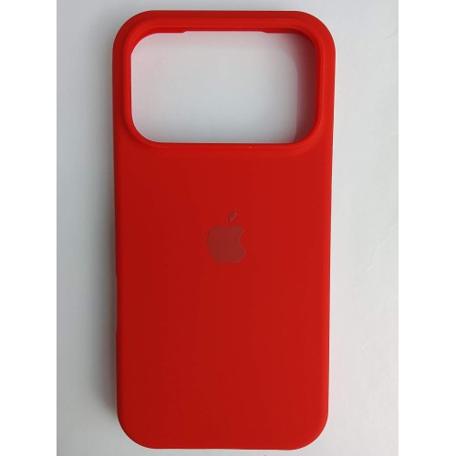 Чехол силиконовый Silicone Case ORG iPhone 17 Pro красный (07)