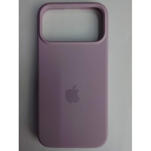 Чехол силиконовый Silicone Case ORG iPhone 17 Pro Max бледно сиреневый (29)