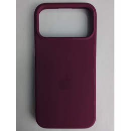 Чехол силиконовый Silicone Case ORG iPhone 17 Pro Max бордовый (20)