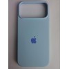 Чехол силиконовый Silicone Case ORG iPhone 17 Pro Max голубой (17)