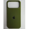Чехол силиконовый Silicone Case ORG iPhone 17 Pro Max хаки (13)