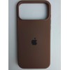 Чехол силиконовый Silicone Case ORG iPhone 17 Pro Max коричневый (20)