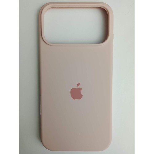 Чехол силиконовый Silicone Case ORG iPhone 17 Pro Max пудра (02)