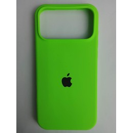 Чехол силиконовый Silicone Case ORG iPhone 17 Pro Max салатовый (10)