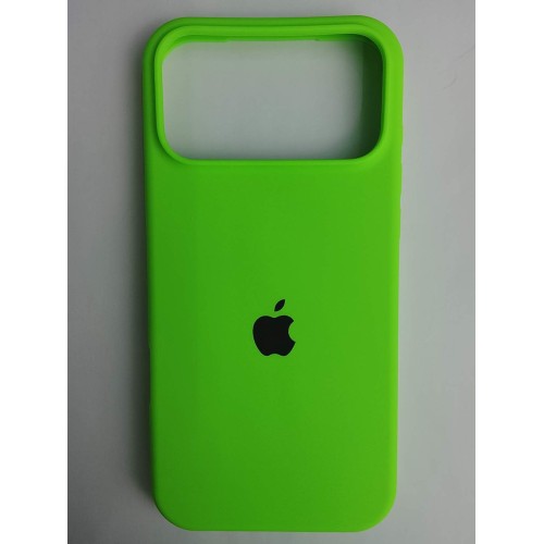 Чехол силиконовый Silicone Case ORG iPhone 17 Pro Max салатовый (10)