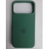 Чехол силиконовый Silicone Case ORG iPhone 17 Pro Max темно зеленый (15)