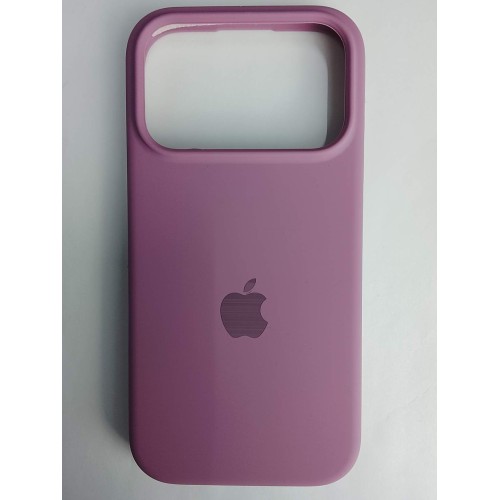 Чехол силиконовый Silicone Case ORG iPhone 17 Pro темно сиреневый (66)