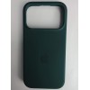 Чехол силиконовый Silicone Case ORG iPhone 17 Pro темно-зеленый (14)