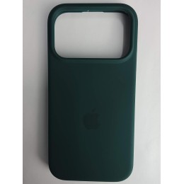 Чехол силиконовый Silicone Case ORG iPhone 17 Pro темно-зеленый (14)