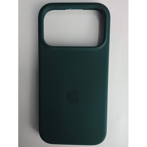 Чехол силиконовый Silicone Case ORG iPhone 17 Pro темно-зеленый (14)