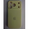 Чехол силиконовый Silicone Case ORG iPhone 17 Pro  защита камеры бледно желтый (39)