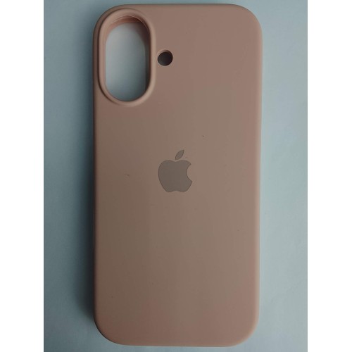 Чехол силиконовый Silicone Case ORG iPhone 17 пудровый (02)