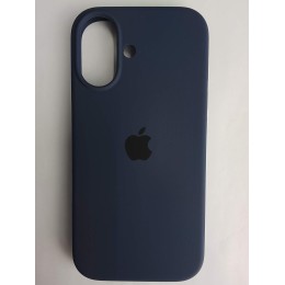 Чехол силиконовый Silicone Case ORG iPhone 17 темно-синий (21)