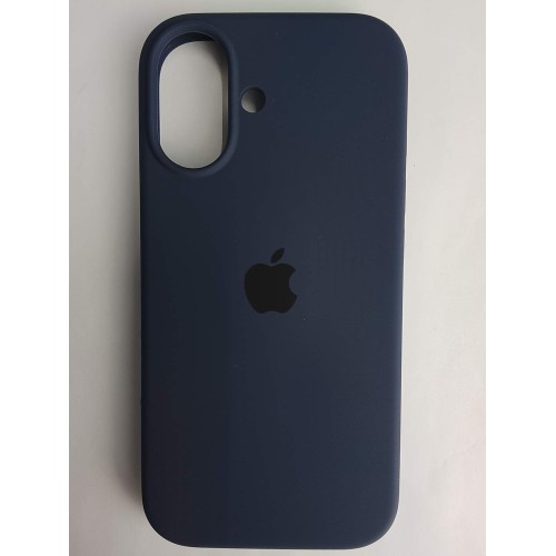 Чехол силиконовый Silicone Case ORG iPhone 17 темно-синий (21)