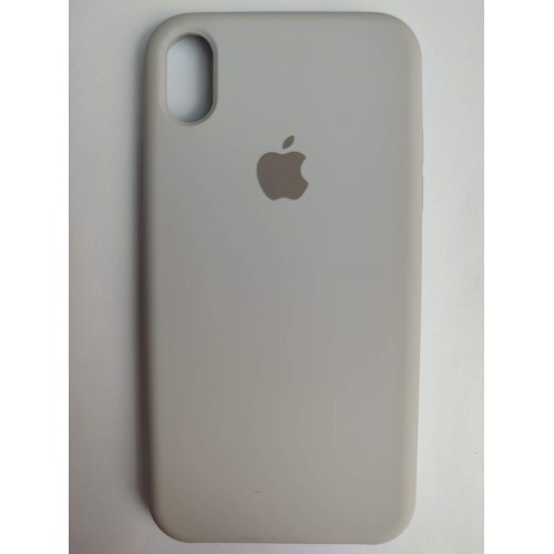 Чехол силиконовый Silicone Case ORG iPhone XR бежевый