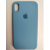 Чехол силиконовый Silicone Case ORG iPhone XR голубой