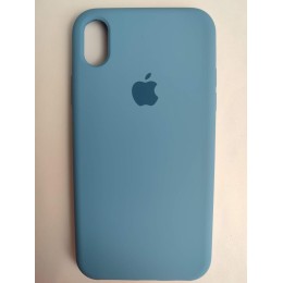 Чехол силиконовый Silicone Case ORG iPhone XR голубой
