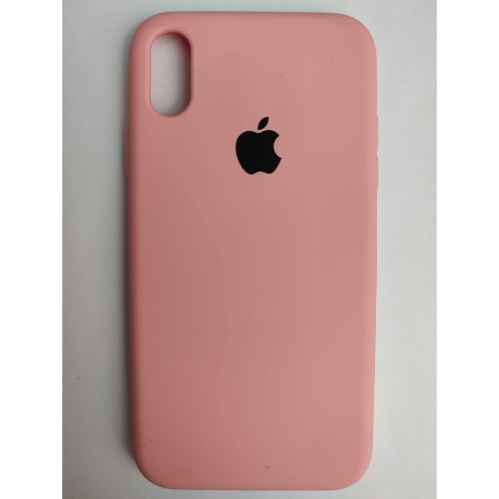 Чехол силиконовый Silicone Case ORG iPhone XR (полная защита) (012) розовый