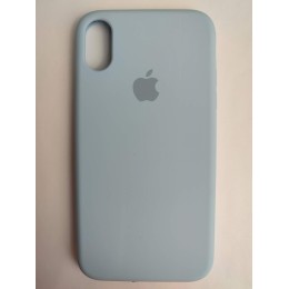 Чехол силиконовый Silicone Case ORG iPhone XR (полная защита) голубой (005)