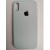 Чехол силиконовый Silicone Case ORG iPhone XR (полная защита) голубой (053)