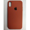Чехол силиконовый Silicone Case ORG iPhone XR (полная защита) коричневый (034)