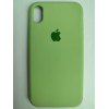 Чехол силиконовый Silicone Case ORG iPhone XR (полная защита) зеленый (001)