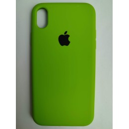 Чехол силиконовый Silicone Case ORG iPhone XR (полная защита) зеленый (050)