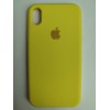 Чехол силиконовый Silicone Case ORG iPhone XR (полная защита) желтый (037)