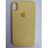 Чехол силиконовый Silicone Case ORG iPhone XR (полная защита) желтый (055)