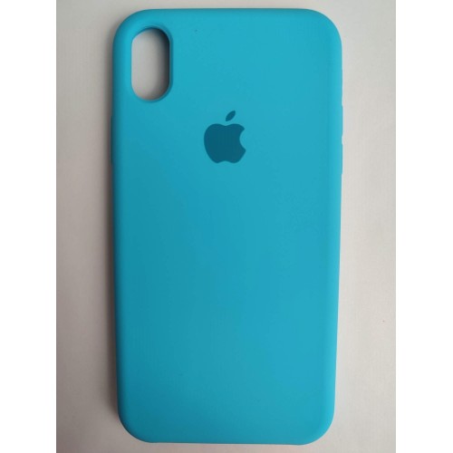 Чехол силиконовый Silicone Case ORG iPhone XR васильковый