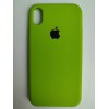 Чехол силиконовый Silicone Case ORG iPhone XR зеленый