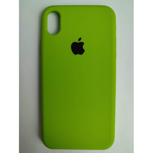 Чехол силиконовый Silicone Case ORG iPhone XR зеленый