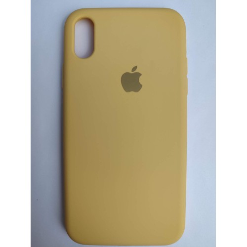 Чехол силиконовый Silicone Case ORG iPhone XR золотистый (004)
