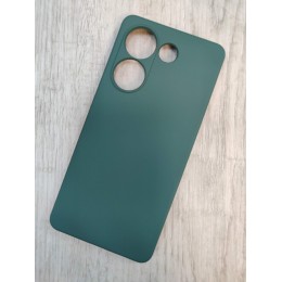 Чехол силиконовый Tecno Camon 20/20 Pro Silicone Cover Nano 2mm темно-зеленый