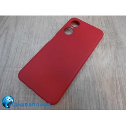 Чехол силиконовый Tecno Pop 6 Pro Silicone Cover Nano 2mm вишневый