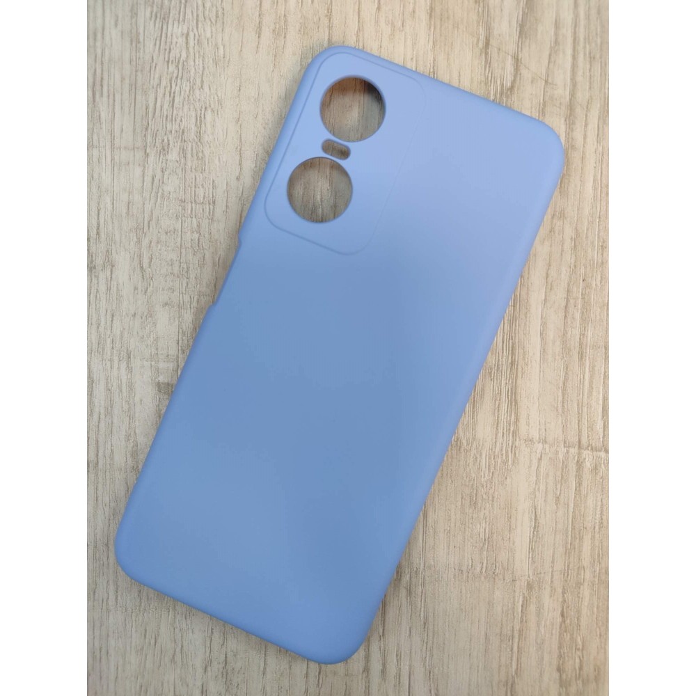 Чехол силиконовый Tecno Pop 6 Pro Silicone Cover Nano сиреневый