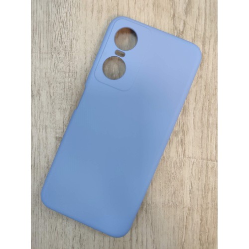 Чехол силиконовый Tecno Pop 6 Pro Silicone Cover Nano сиреневый