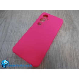 Чехол силиконовый Tecno Pova 4 Pro Silicone Cover 2mm фуксия