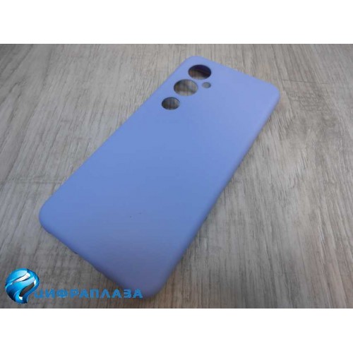 Чехол силиконовый Tecno Pova 4 Pro Silicone Cover 2mm голубой