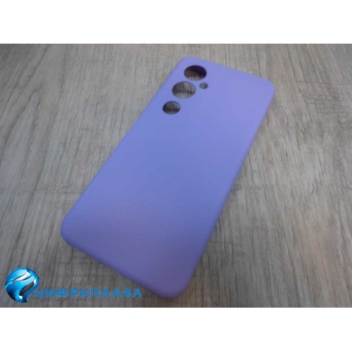 Чехол силиконовый Tecno Pova 4 Pro Silicone Cover 2mm сиреневый