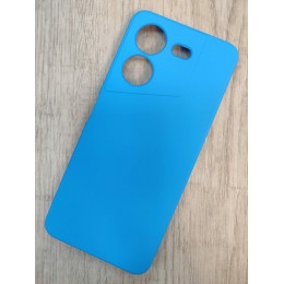 Чехол силиконовый Tecno Pova 5 Silicone Cover Nano 2mm лазурный